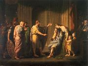 Benjamin West Cleombrotus Ordered into Banishment by Leonidas II, King of Sparta France oil painting artist